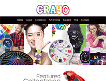 Tablet Screenshot of crayowatches.com